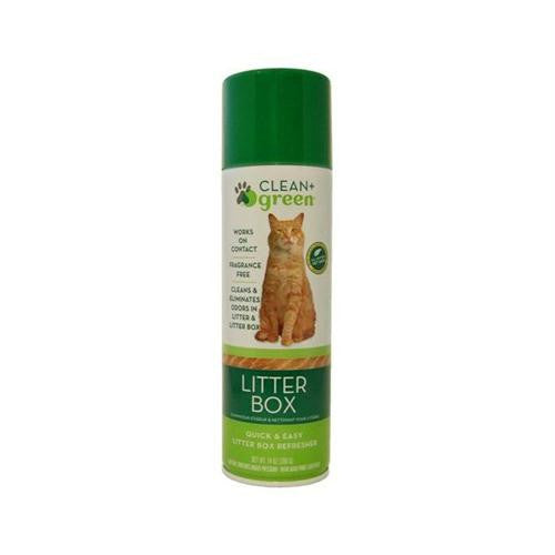 Clean and Green Pet Stain and Odor Remover for Litter Box - 14 oz