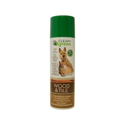 Clean and Green Pet Stain and Odor Remover for Wood and Tile- 14 oz