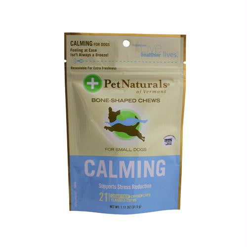 Pet Naturals of Vermont Calming for Small Dogs Chicken Liver - 21 Soft Chews