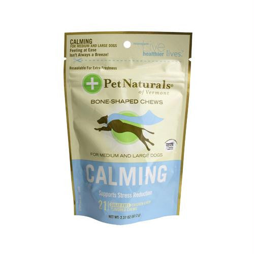 Pet Naturals of Vermont Calming For Medium and Large Dogs Chicken Liver - 21 Soft Chews