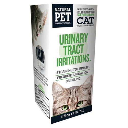 King Bio Homeopathic Natural Pet Cat - Urinary Tract Irritations - 4 oz