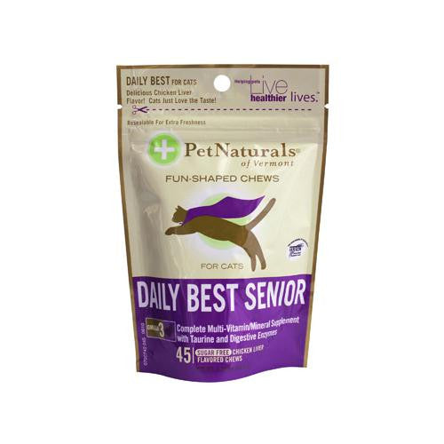 Pet Naturals of Vermont Daily Best Senior for Cats - 45 Chewables