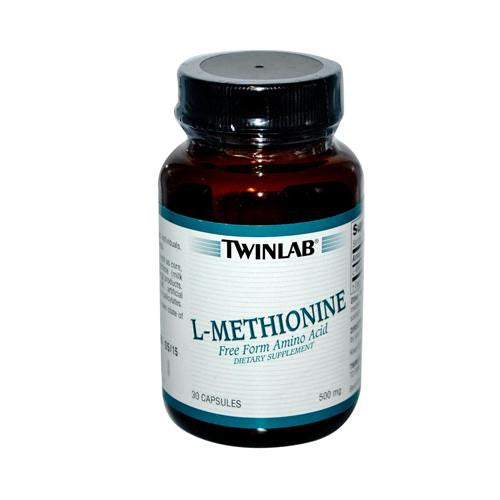 Twinlab L-Methionine - 500 mg - 30 Capsules