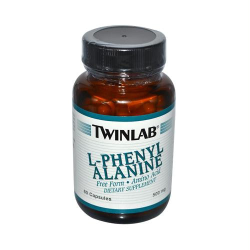 Twinlab L-Phenylalanine - 500 mg - 60 Capsules