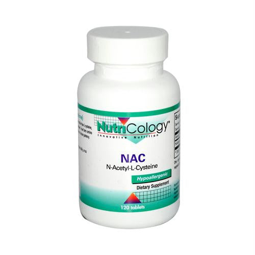 NutriCology NAC N-Acetyl-Cysteine - 500 mg - 120 Tablets