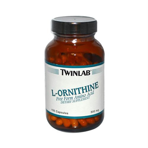 Twinlab L-Ornithine - 500 mg - 100 Capsules