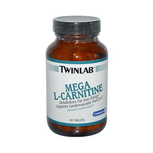 Twinlab Mega L-Carnitine - 500 mg - 60 Tablets