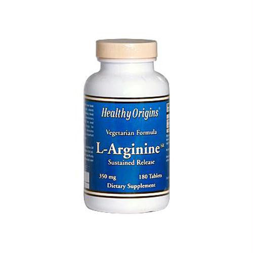 Healthy Origins L-Arginine Sustained Release - 350 mg - 180 Tablets