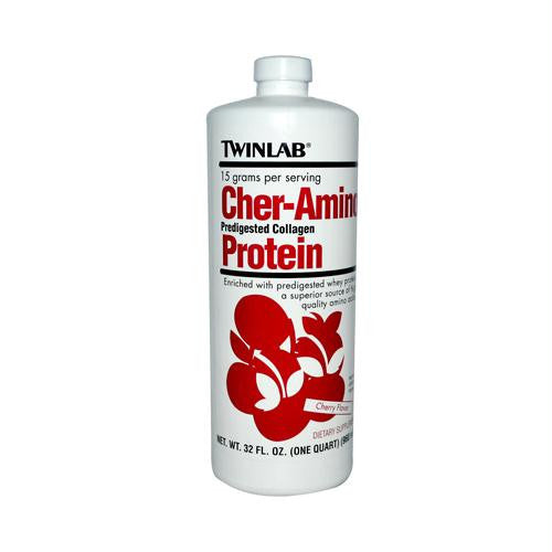 Twinlab Cher-Amino Predigested Collagen Protein Cherry - 32 fl oz