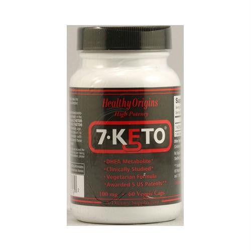 Healthy Origins 7-Keto DHEA Metabolite - 100 mg - 60 Vegetarian Capsules