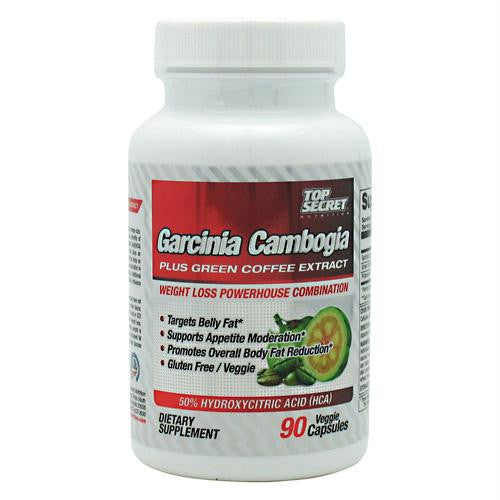 Top Secret Nutrition Garcinia Cambogia plus Green Coffee Extract - 90 Vegetarian Capsules