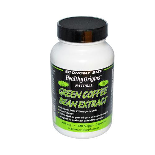 Healthy Origins Green Coffee Bean Extract 400 mg - 120 Vcaps