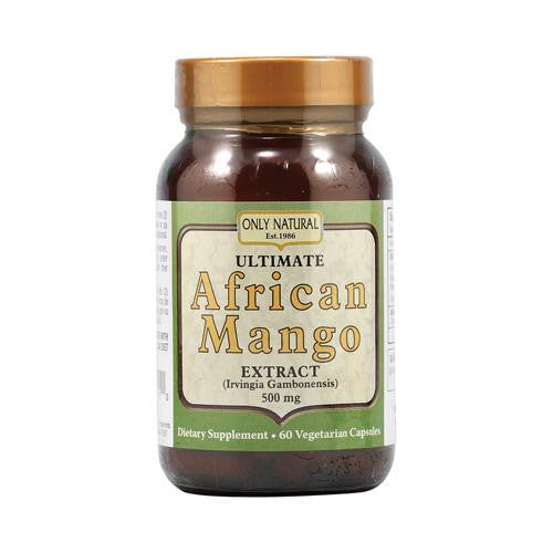 Only Natural Ultimate African Mango Extract - 500 mg - 60 Vegetarian Capsules