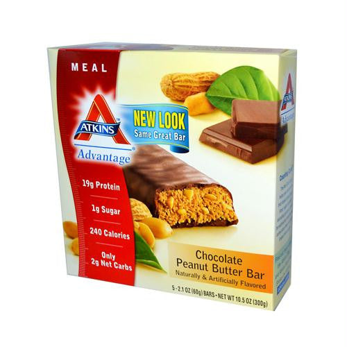 Atkins Advantage Bar Chocolate Peanut Butter - 5 Bars