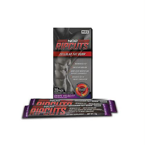 MRI NO2 RIPCUTS Cellular Fat Burn Grape Velocity - 20 Packs