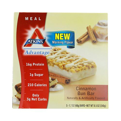 Atkins Advantage Bar Cinnamon Bun - 5 Bars