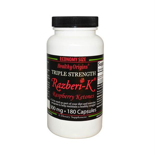 Healthy Origins Raspberry Ketones - 300 mg - 180 Ct