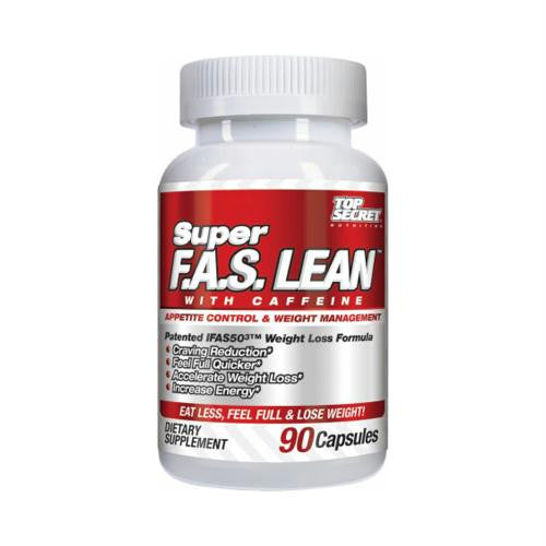 Top Secret Nutrition Super Fas-Lean Appetite Suppressant - 90 Ct