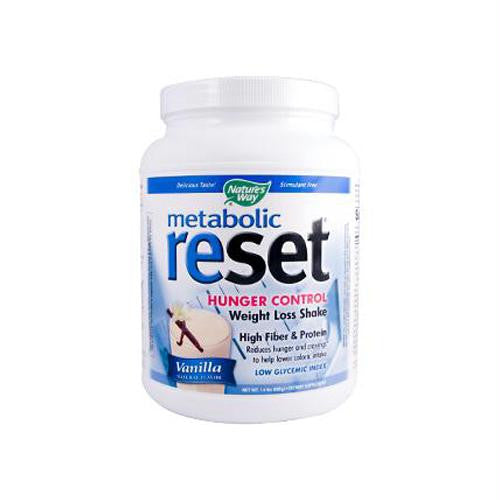 Natures Way Metabolic ReSet Shake Mix Vanilla - 1.4 lbs