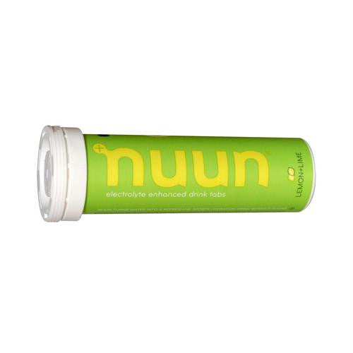 Nuun Hydration Electrolyte Enhanced Drink Tabs - Lemon Lime - Case of 8 - 12 Tablets