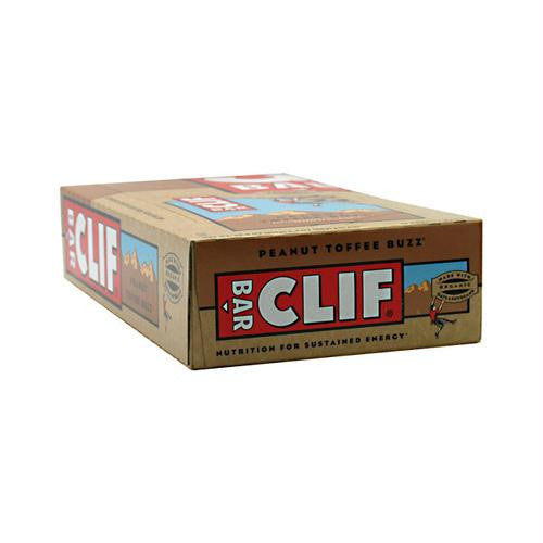 Clif Bar - Organic Peanut Toffee Buzz - Case of 12 - 2.4 oz