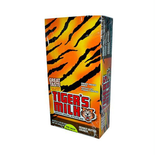 Tigers Milk Bar - Peanut Butter Crunch - Case of 24 - 1.23 oz