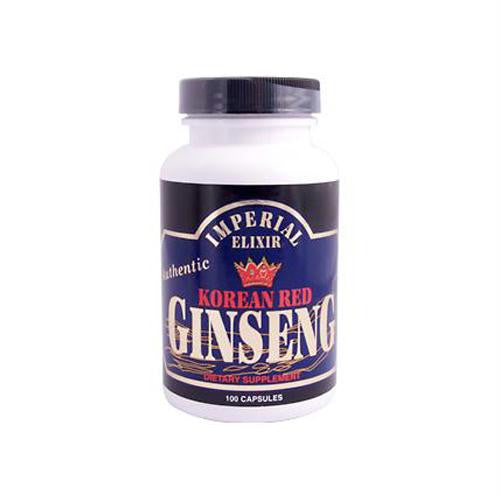 Imperial Elixir Korean Red Ginseng - 300 mg each - 100 Capsules