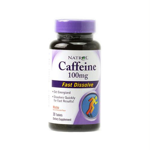 Natrol Caffeine Mocha - 100 mg - 30 Tablets