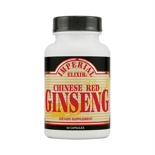 Imperial Elixir Chinese Red Ginseng - 500 mg - 50 Capsules