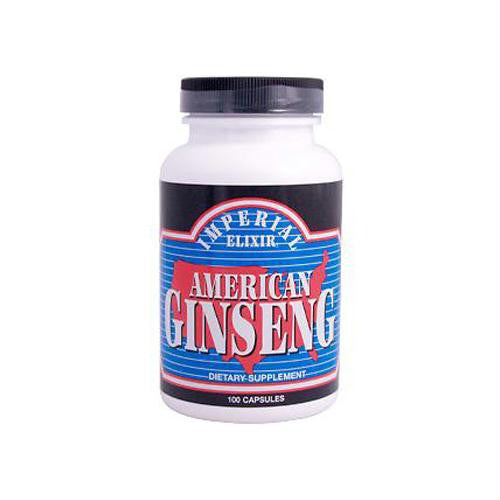 Imperial Elixir American Ginseng - 100 Capsules