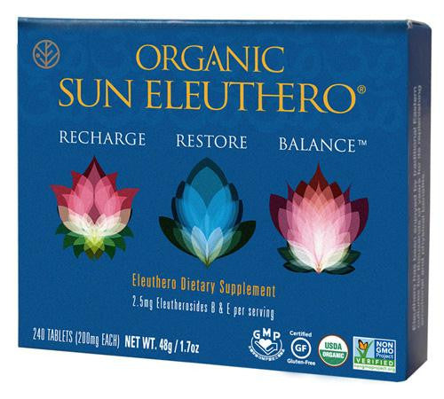 Sun Chlorella Organic Sun Eleuthero - 240 Tablets