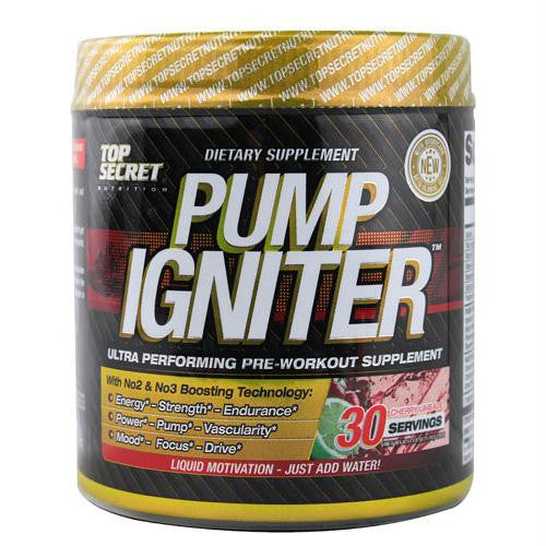 Top Secret Nutrition Pump Igniter - Pre Workout Cherry Limeade - 30 Servings