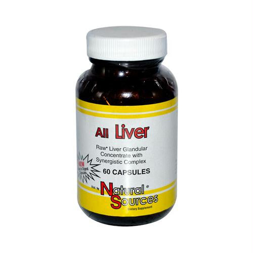 Natural Sources All Liver - 60 Capsules