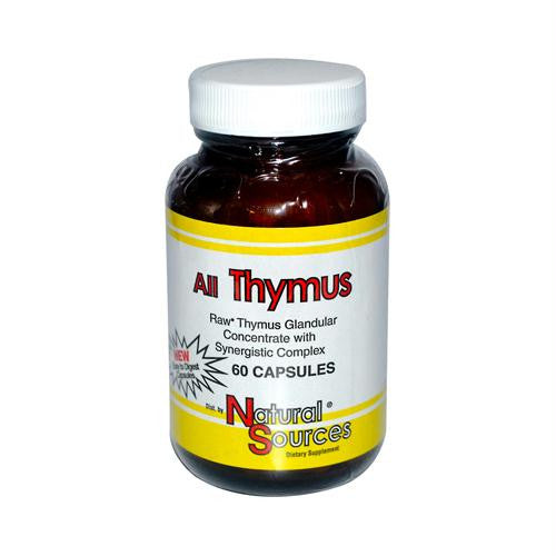 Natural Sources All Thymus - 60 Capsules