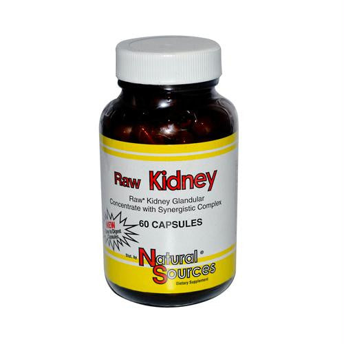 Natural Sources Raw Kidney - 60 Capsules