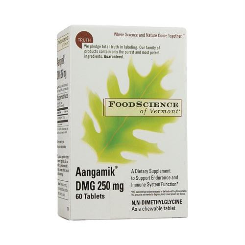 FoodScience of Vermont Aangamik DMG - 250 mg - 60 Chewable Tablets