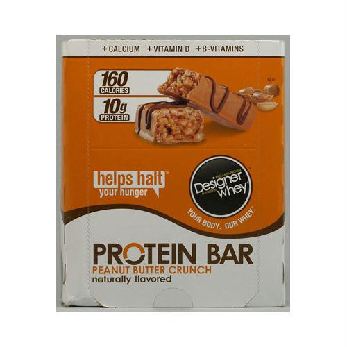 Designer Whey Protein Bars Peanut Butter Crunch - 12 Bars