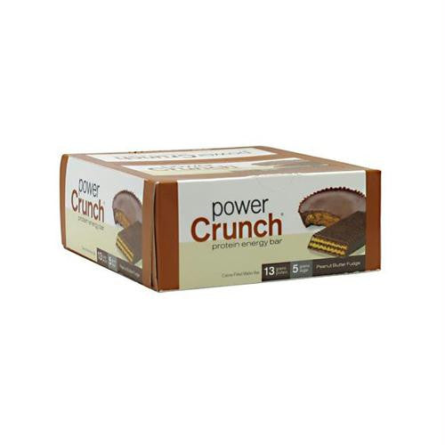 Power Crunch Bar - Peanut Butter Fudge - Case of 12 - 1.4 oz