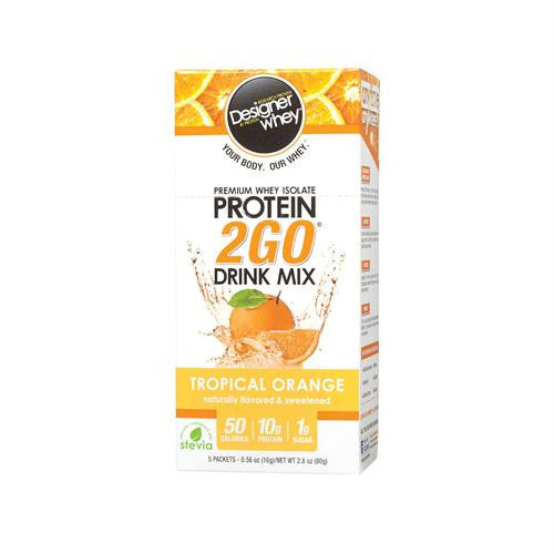 Designer Whey Protein To Go Packets - Orange - 5 Packets