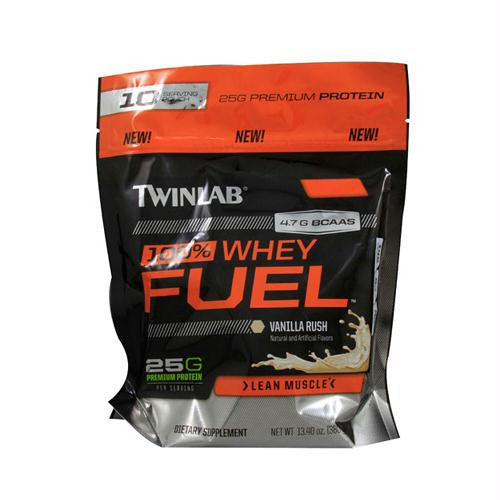 Twinlab 100% Whey Fuel - Vanilla - 10 Servings - 13.4 oz