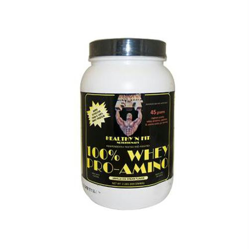 Healthy N Fit Nutritionals Whey Pro-Amino Vanilla Ice Cream - 2 lbs