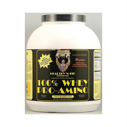 Healthy N Fit Nutritionals Whey Pro-Amino Vanilla Ice Cream - 5 lbs