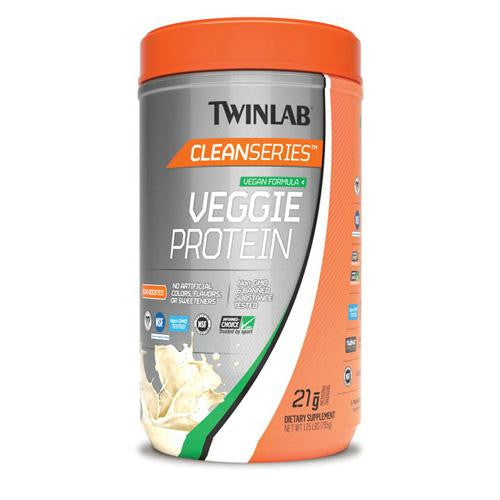 Twinlab Veggie Protein - Clean Series Very Vanilla - 1.75 lb