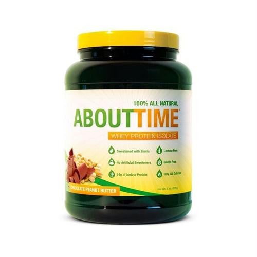 About Time Whey Protein Isolate - Chocolate Peanut Butter - 2 lb