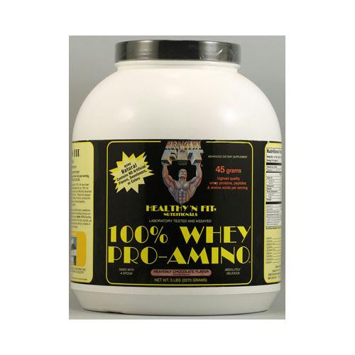 Healthy N Fit Nutritionals Whey Pro-Amino Heavenly Chocolate - 5 lbs