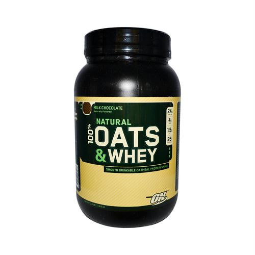 Optimum Nutrition Natural Oats and Whey Milk Chocolate - 3 lbs