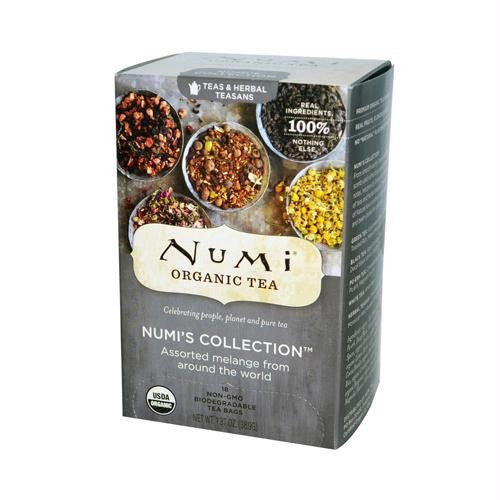 Numi Tea Numis Collection - Assorted Melange from Around the World - 18 Bags