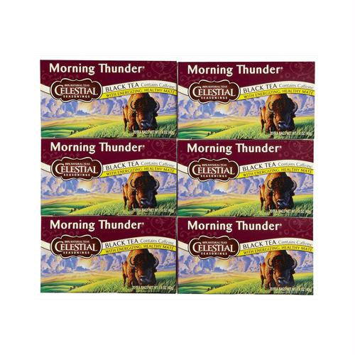 Celestial Seasonings Black Tea - Morning Thunder - 20 Bags