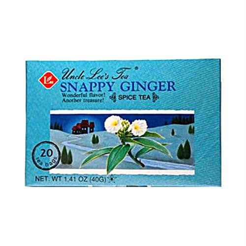 Uncle Lees Spice Tea Snappy Ginger - 20 Tea Bags