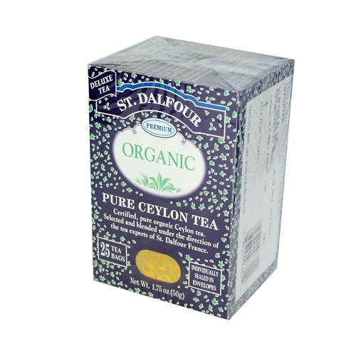 St Dalfour Organic Tea Pure Ceylon - 25 Tea Bags